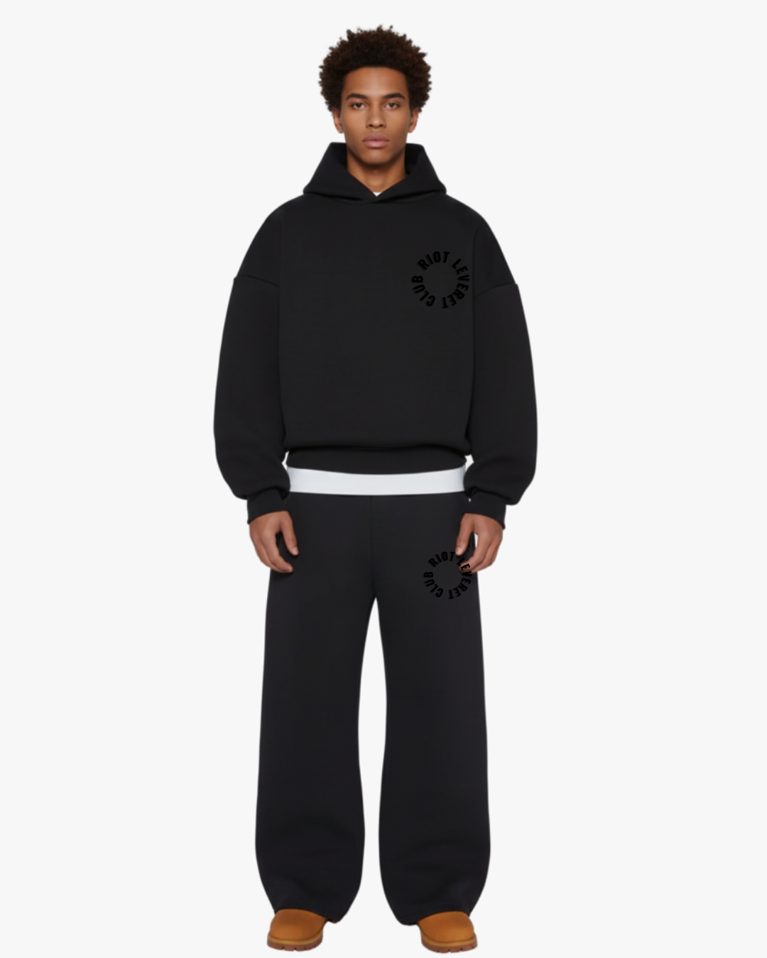 Genesis Signature Hoodie & Jogger Set  Riot Leveret Club First Collection Black