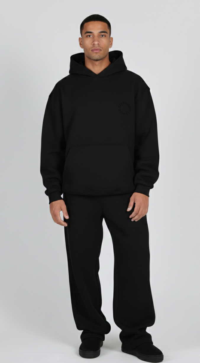 Genesis Signature Hoodie & Jogger Set  Riot Leveret Club First Collection Black